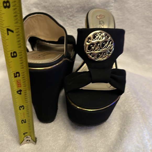 DbDk Fashion Black Platform Heels. Size 8 - Picture 3 of 3